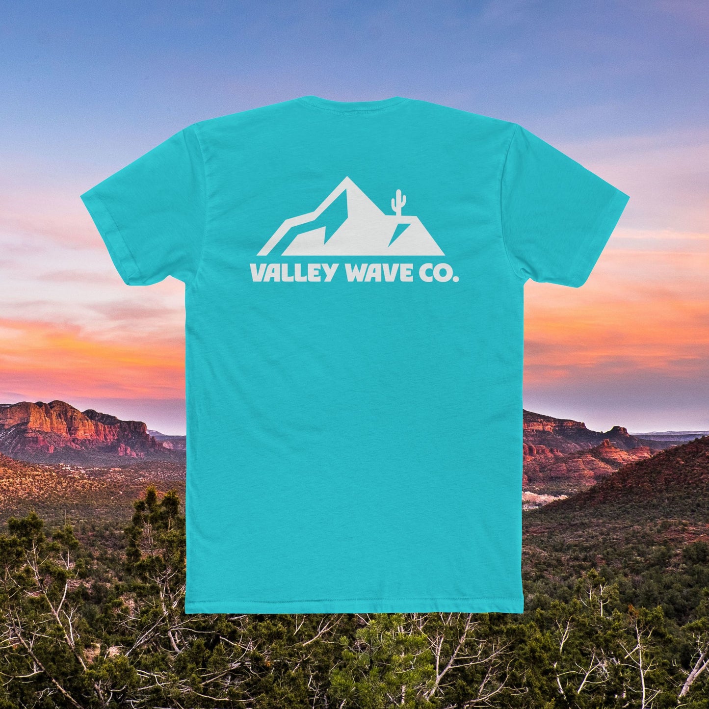 Valley Wave Logo Crew Tee