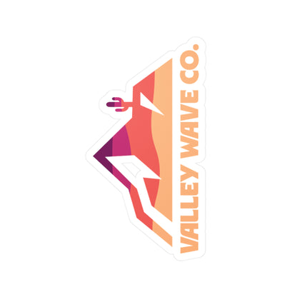 Valley Wave Sunset Sticker