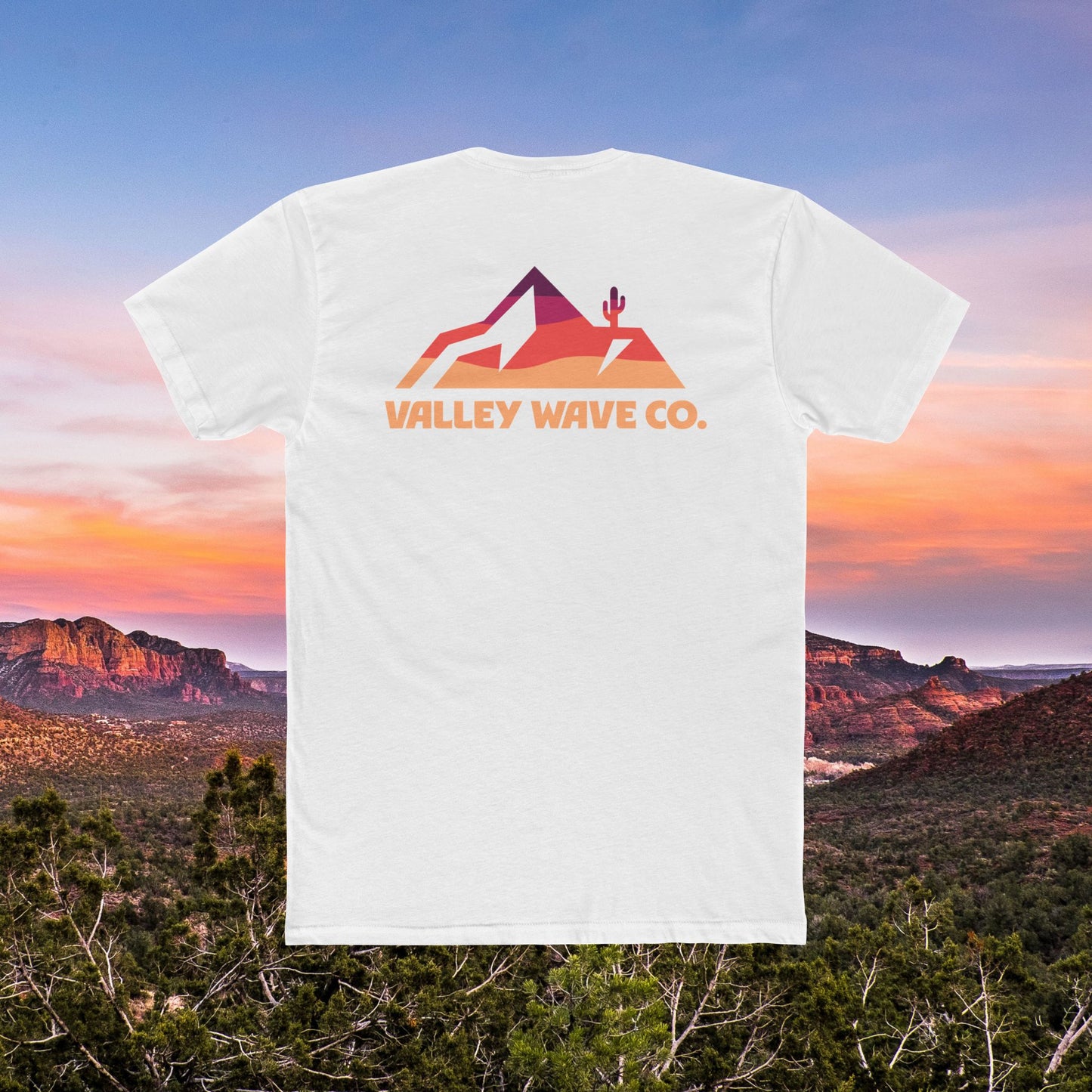 Valley Wave Logo Crew Tee